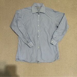 Burberry Blue Dress Shirt Classic Long Sleeve‎